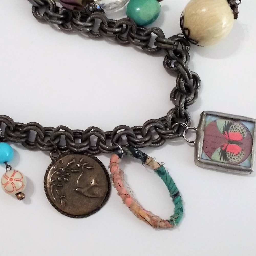 Touch Piece charm necklace